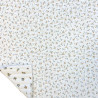 Doble Gasa acolchada estampada HOPE 1J / JANET 1J Blanco / Multicolor azules